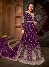 Pink Colour Latest Fancy Designer Wedding Wear Heavy Net With Embroidery And Stone Work Stylish Gown Collection 2025-A